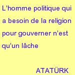 La Turquie kemaliste la&iuml;que et ath&eacute;e