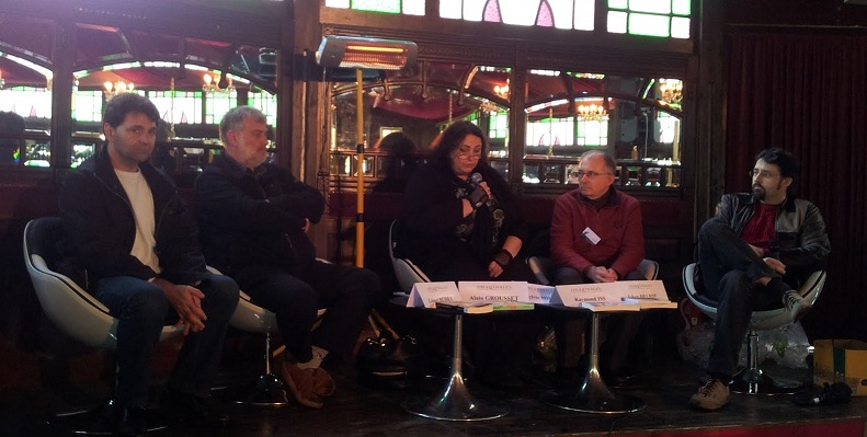 IMAGINALES-Epinal 05-2013 Table ronde avec Sylvie Miller Johan Eliot Alain Grousset et Lionel Behra